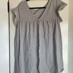Babydoll striped dress